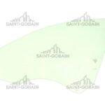 LEFT FRONT DOOR GLASS GREEN (1 HOLE) SEKURIT
